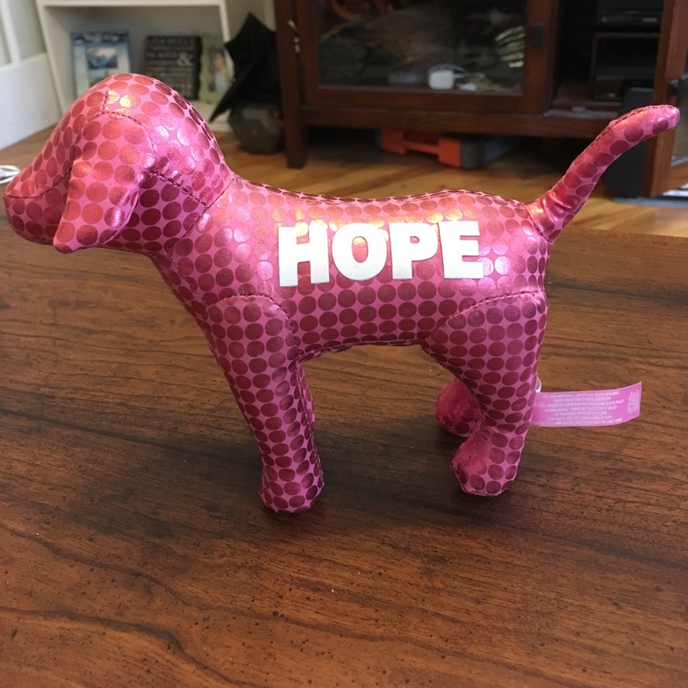 Rare Limited Edition PINK "hope" dog